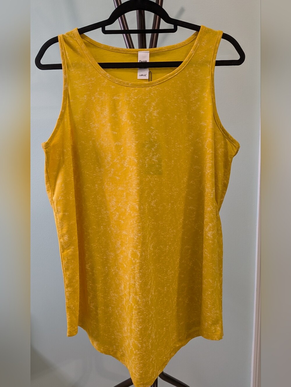 NWT Daisy Rae Mustard Yellow Tank Top - Sz L